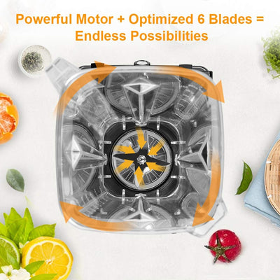 BPA FREE High Power Digital Touchscreen Automatically Program 3HP Blender Mixer Juicer Food Processor Ice Green Smoothie
