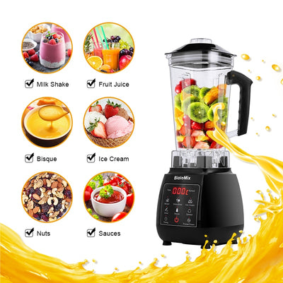 BPA FREE High Power Digital Touchscreen Automatically Program 3HP Blender Mixer Juicer Food Processor Ice Green Smoothie