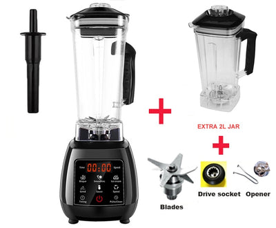 BPA FREE High Power Digital Touchscreen Automatically Program 3HP Blender Mixer Juicer Food Processor Ice Green Smoothie